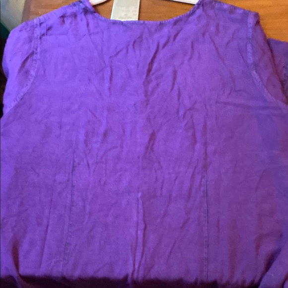 Final Price 💜 Purple Embroidered Women's Top NWT - Picture 9 of 10